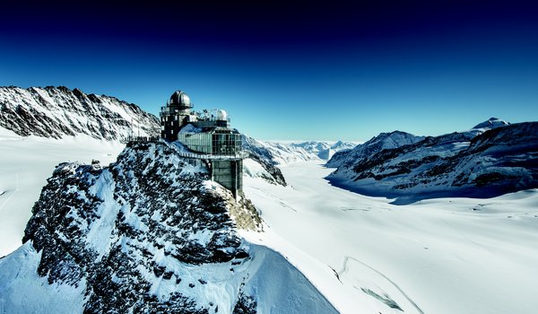 Sphinx and Aletsch Glacier