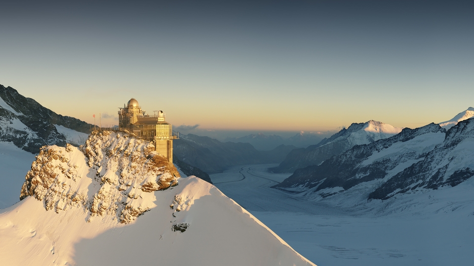 Sphinx and Aletsch Glacier