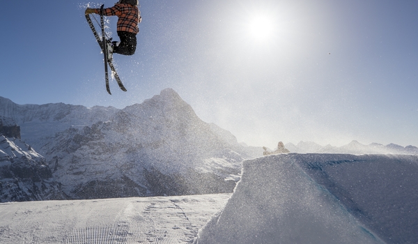 Pascal Hallauer im Snow Park