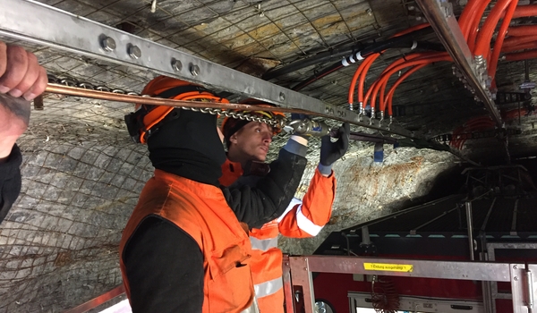 Arbeiten im JB-Tunnel