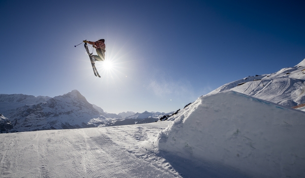 Pascal Hallauer im Snow Park