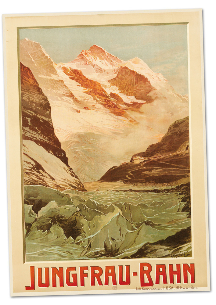Nostalgic Poster Jungfraubahn - Jungfrau A2
