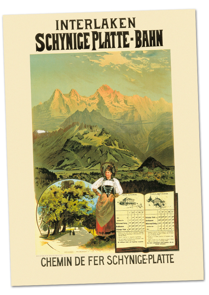 Nostalgic Poster Schynige Platte-Bahn A2