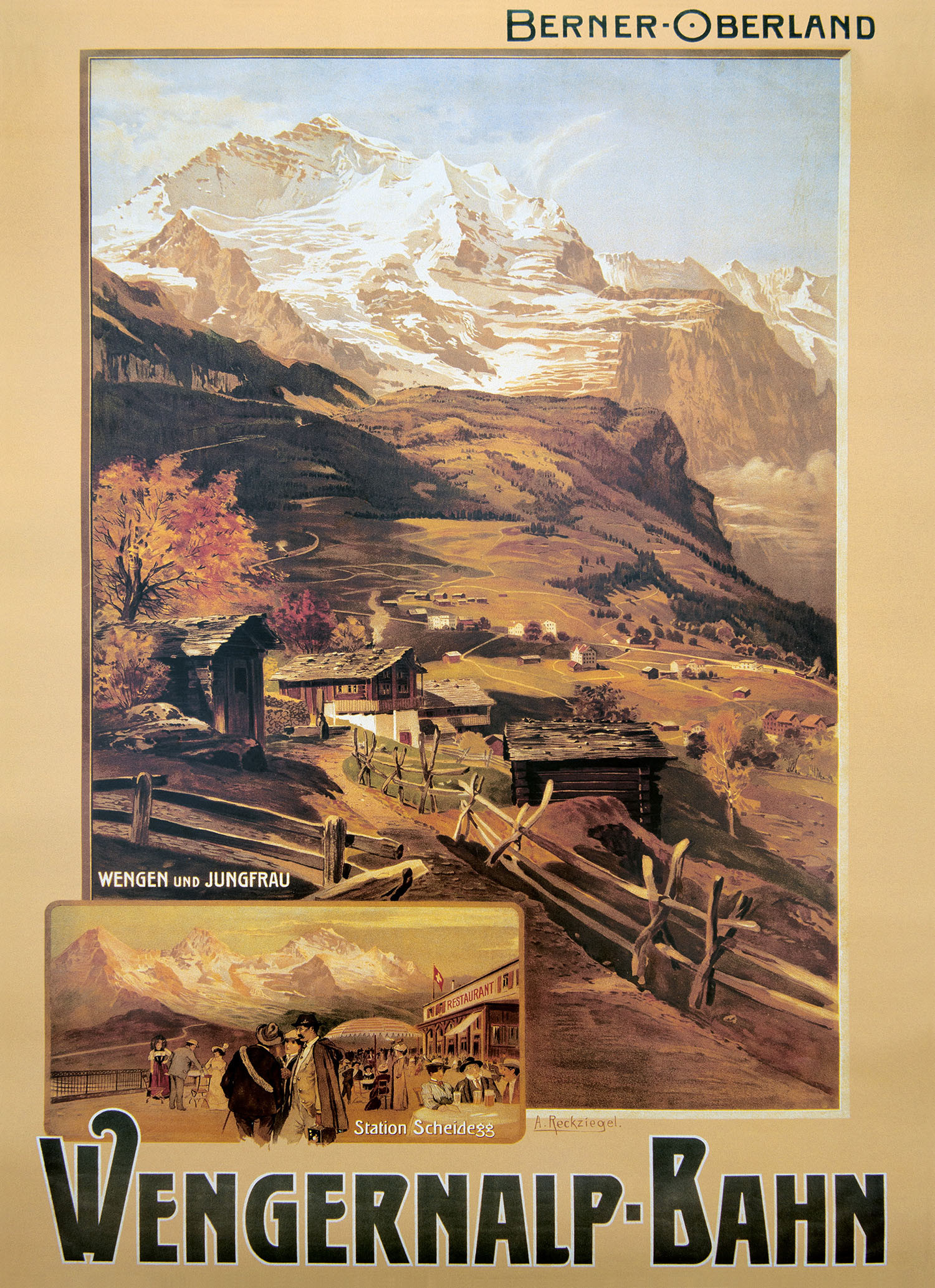 Nostalgic Poster Wengernalpbahn
