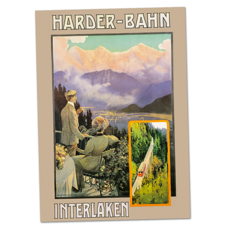 Nostalgic Poster Harderbahn A2