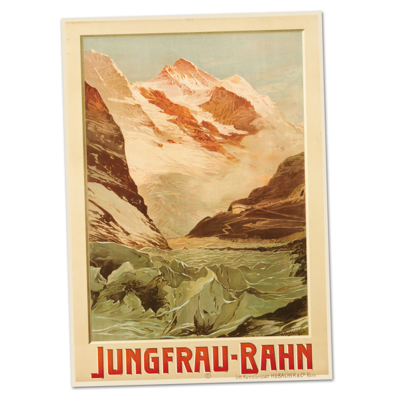 Nostalgieposter Jungfraubahn - Jungfrau A2