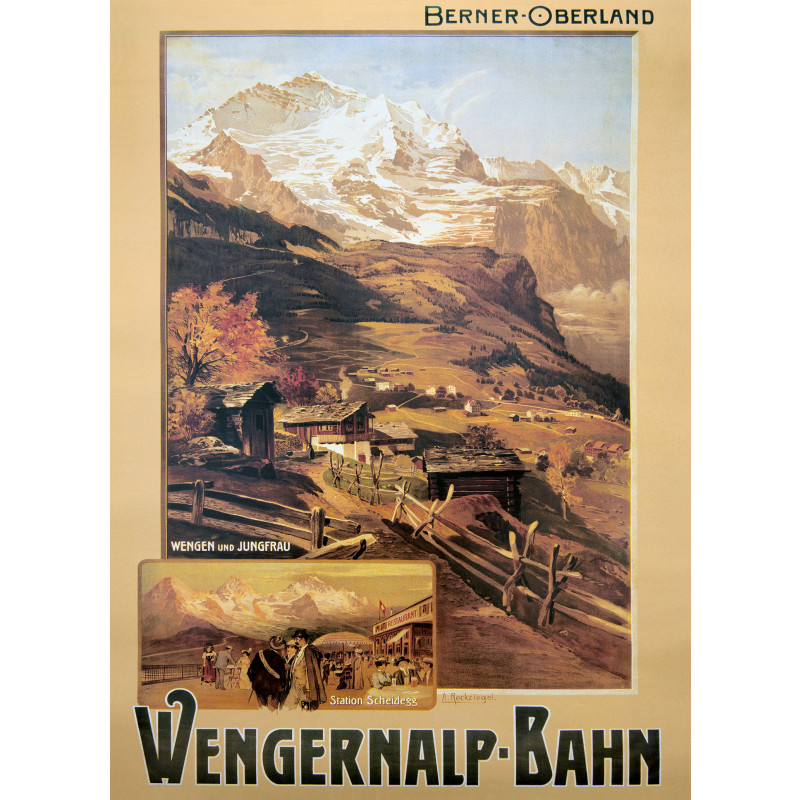 Nostalgieposter Wengernalpbahn