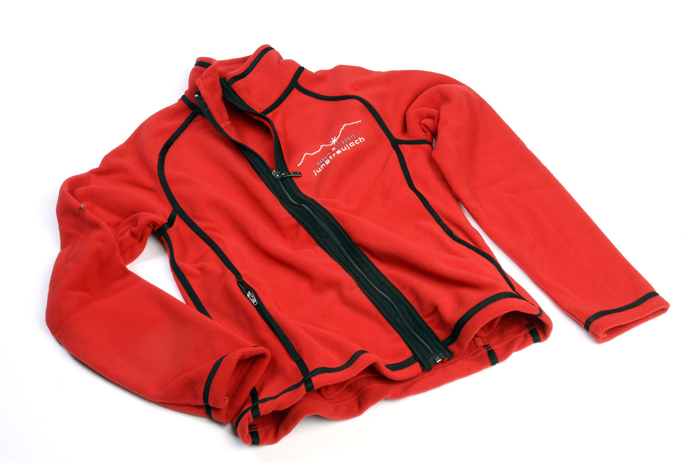 Veste polaire femme de la Jungfraubahnen, rouge 