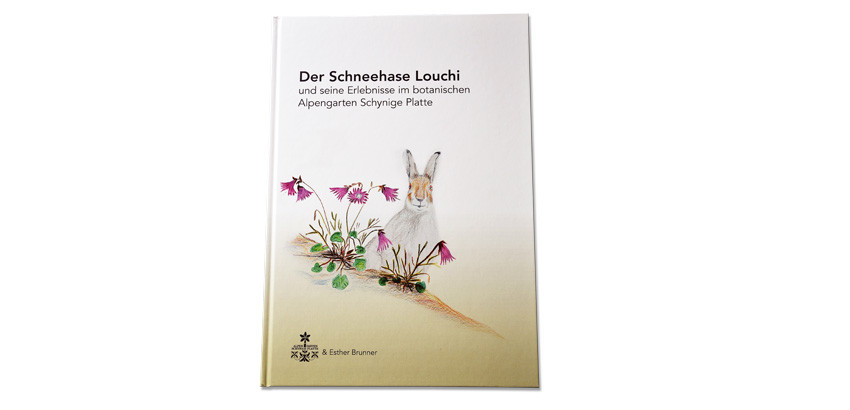 Livre pour enfant «Louchi le lièvre des neiges» (en allemand)