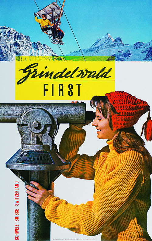 Poster nostalgique Grindelwald-First 2
